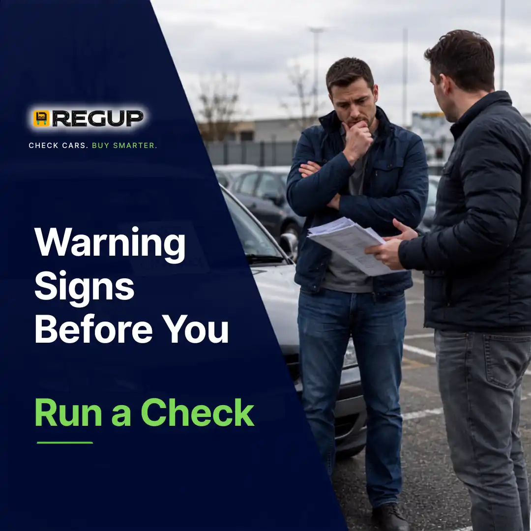 3. Warning signs to look for before buying a used car including suspicious sellers and vehicle history concerns